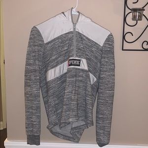 PINK half zip hoodie